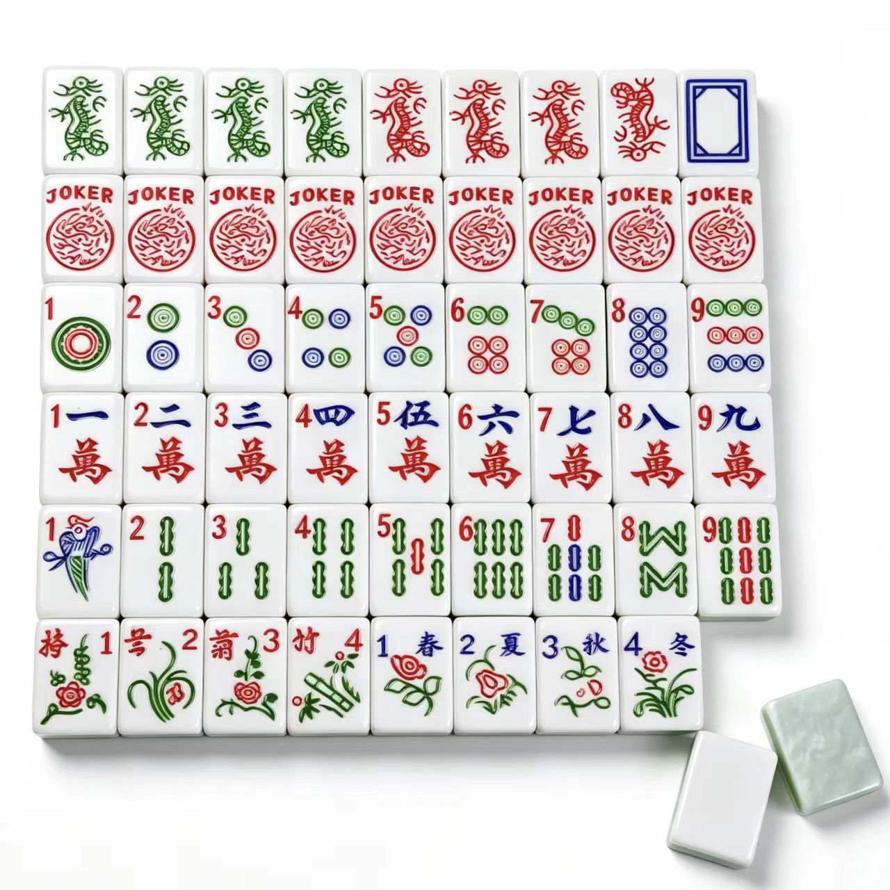 Tessere acriliche per Mahjong americano