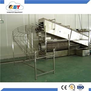 Stainless Steel Chicken Cage Washing Machine / Crate Transfer Washing Line / Crate Washer For Slaughterhouse Use
