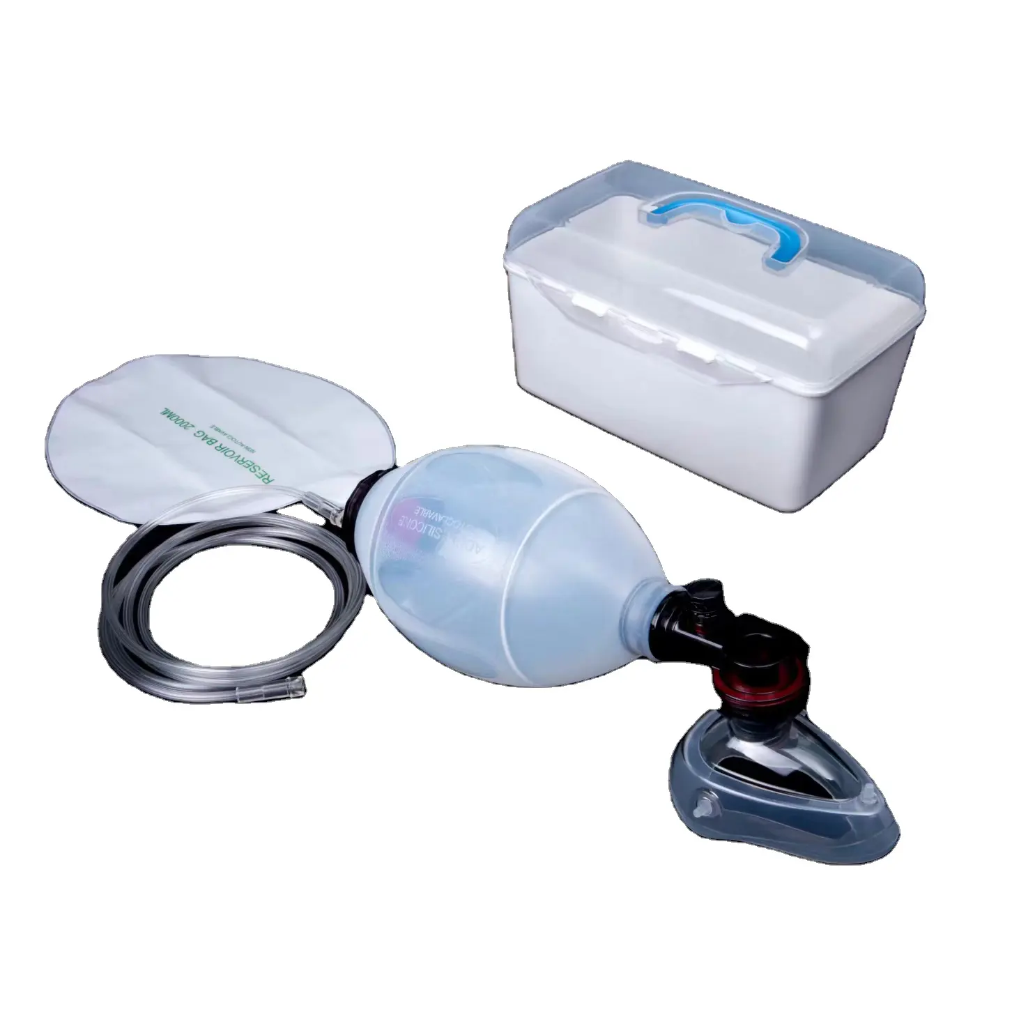 OEM Custom Factory Disposable PVC Silica Gel Anesthesia Mask Medical Oxygen Mask