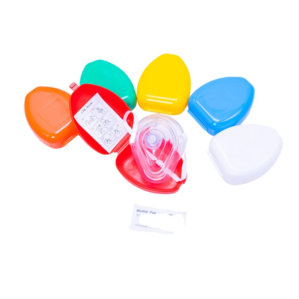 Orcl PVC Medical Breathing Bag Manual Resuscitator Artificial Simple Respirator for Adult Child Emergency Patients