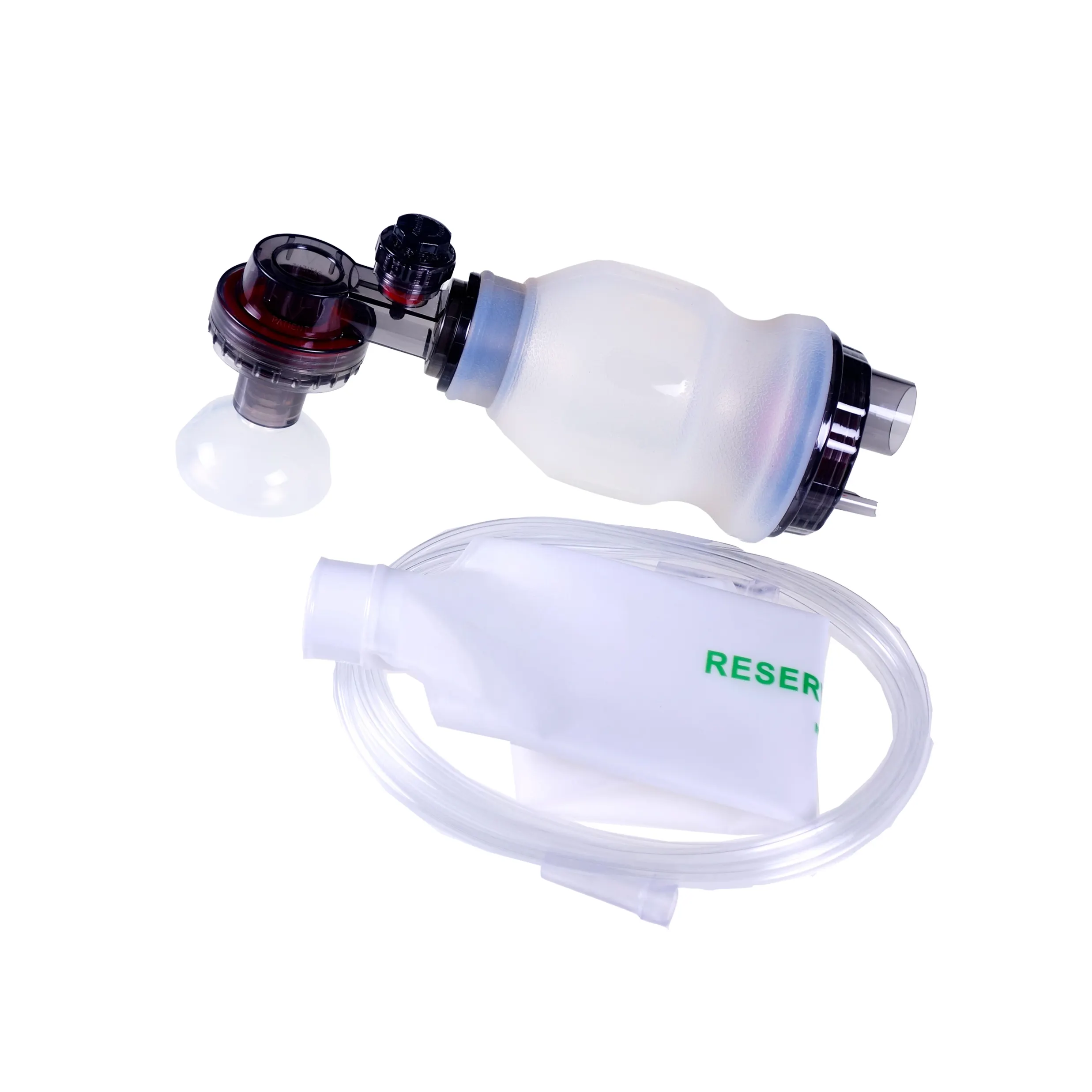 Orcl PVC Medical Breathing Bag Manual Resuscitator Artificial Simple Respirator for Adult Child Emergency Patients