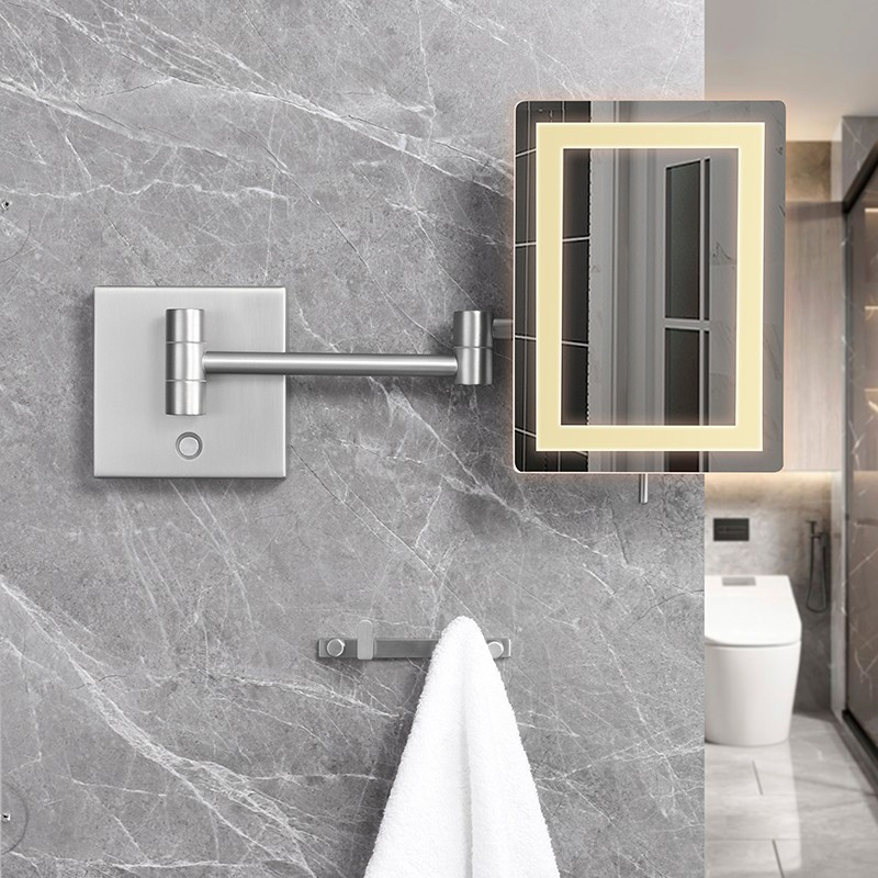 stainless steel cosmetic mirror