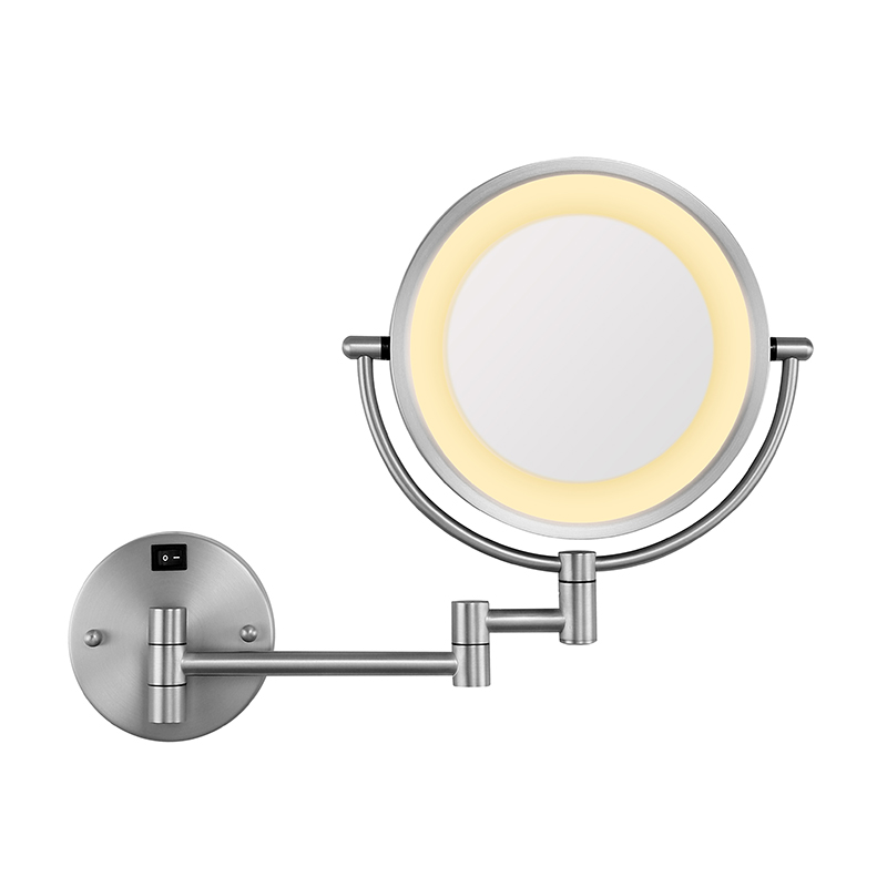 Lighted Makeup Mirror With Magnification