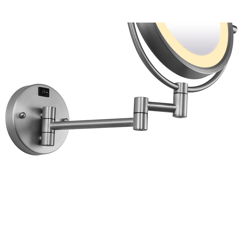Lighted Makeup Mirror With Magnification