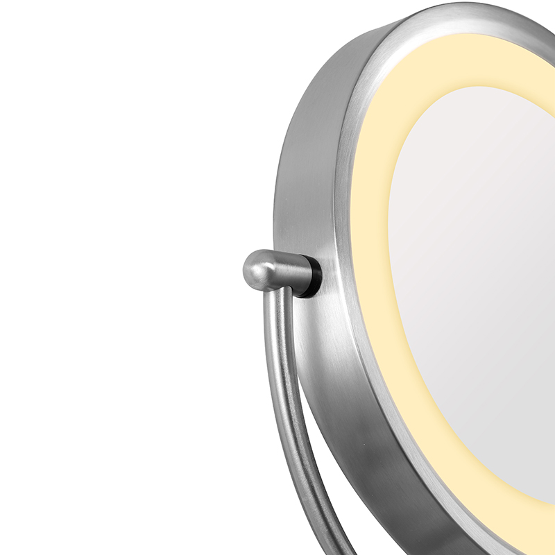 Lighted Makeup Mirror With Magnification