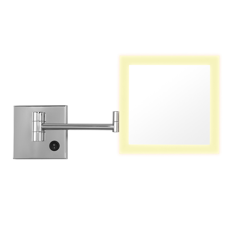 Wall Mounted Folding Led Bathroom Makeup Mirror