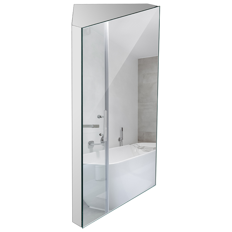 Corner 304 Stainless Steel Mirror Cabinet