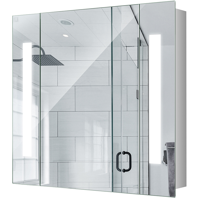 DONKING Bathroom Sink Cabinet With Led Mirror