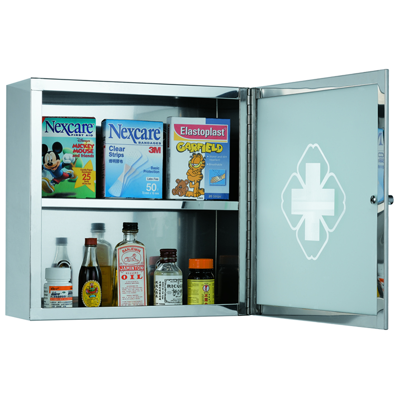 304 Stainless Steel Wall-mounted Medicine Cabinet