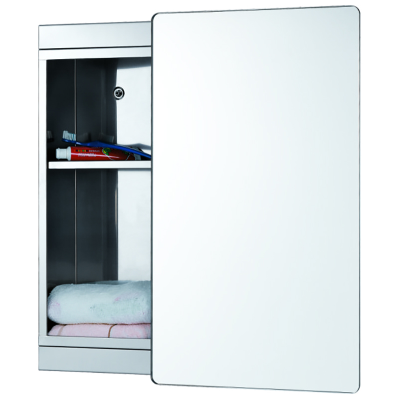 Sliding 304 Stainless Steel Mirror Cabinet