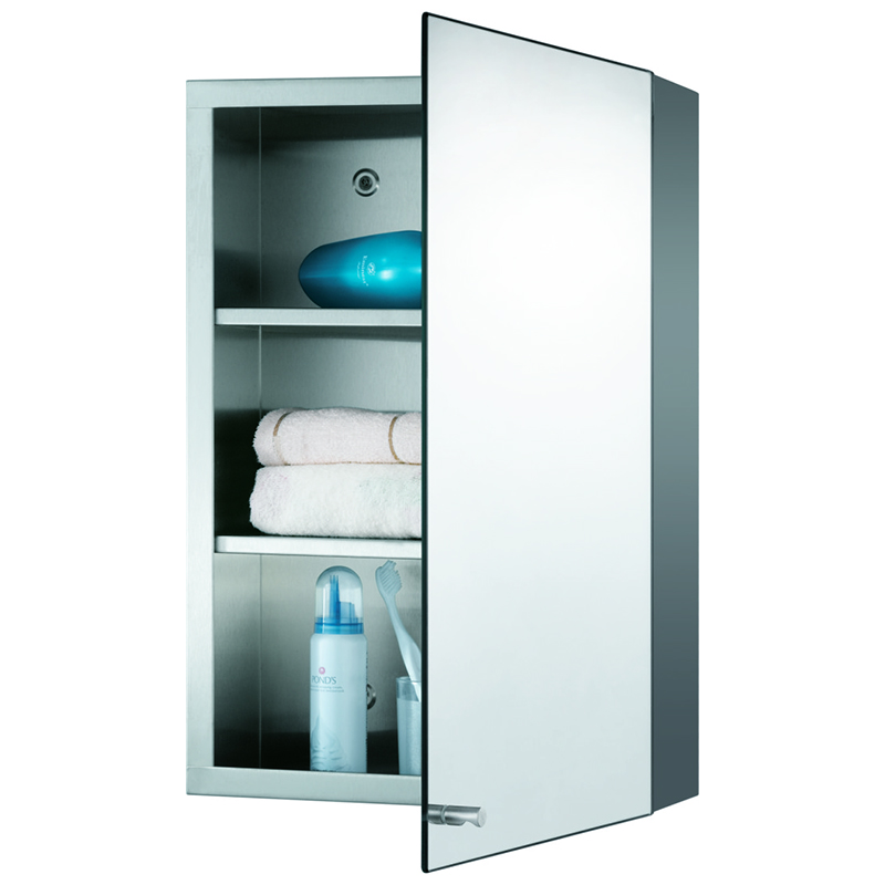 KONAI Wall Mounted Mirrored Bathroom Vanity Cabinets