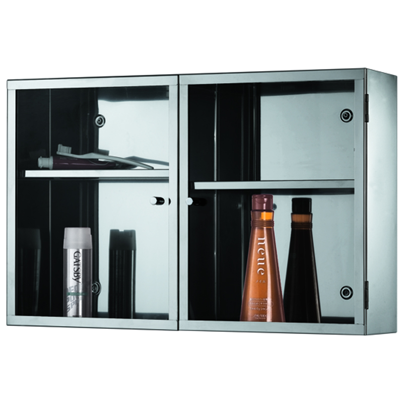Wall Mounted Mirrored Bathroom Vanity Cabinet
