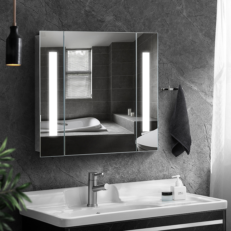 DONKING Bathroom Sink Cabinet With Led Mirror
