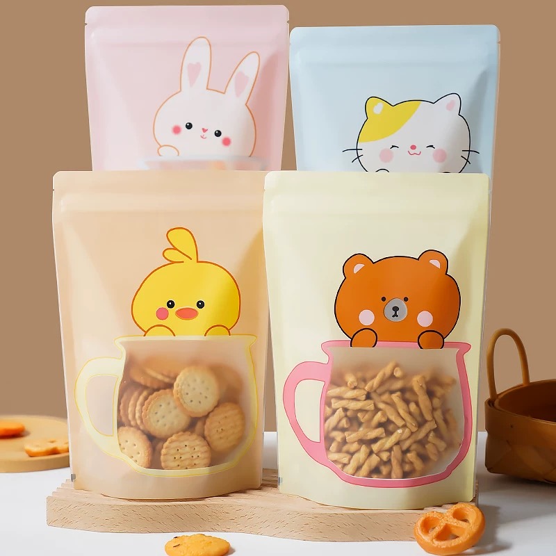 Customized Doypack Pouch Zipper Pouch Dried Fruit Plastic Bag Snack Food Packaging Bag