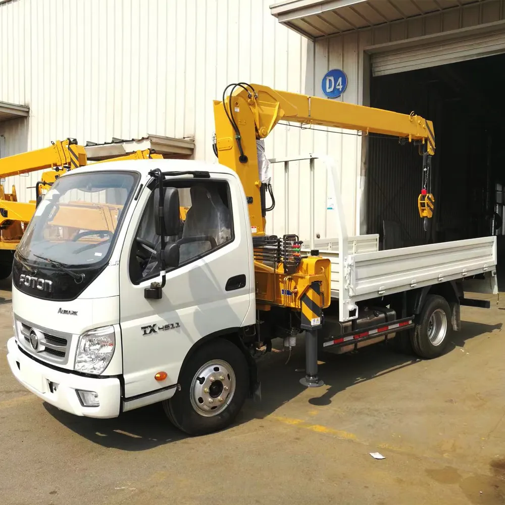 Foton 12.4m Telescopic Crane Mounted Truck