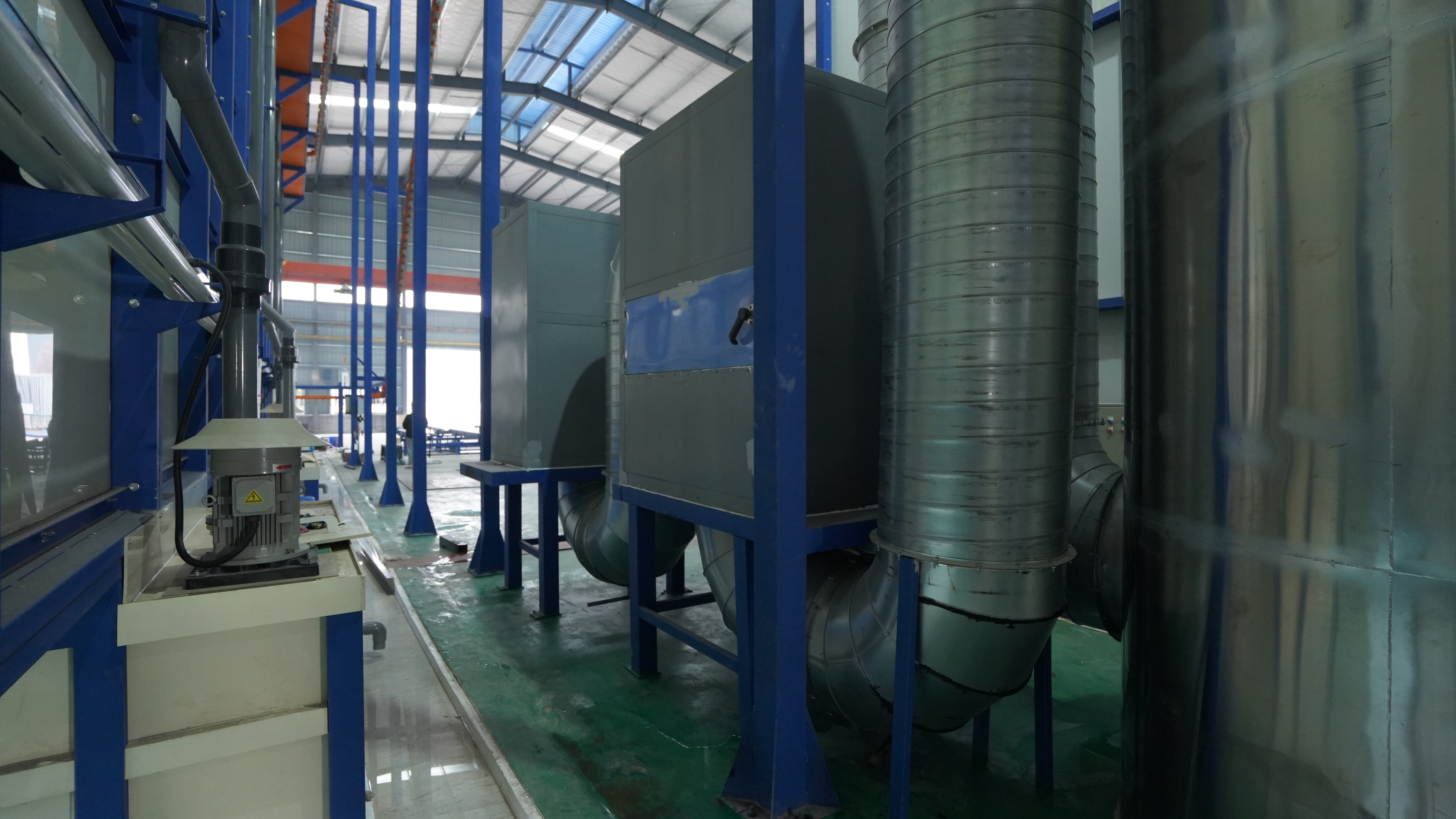 Waste gas system