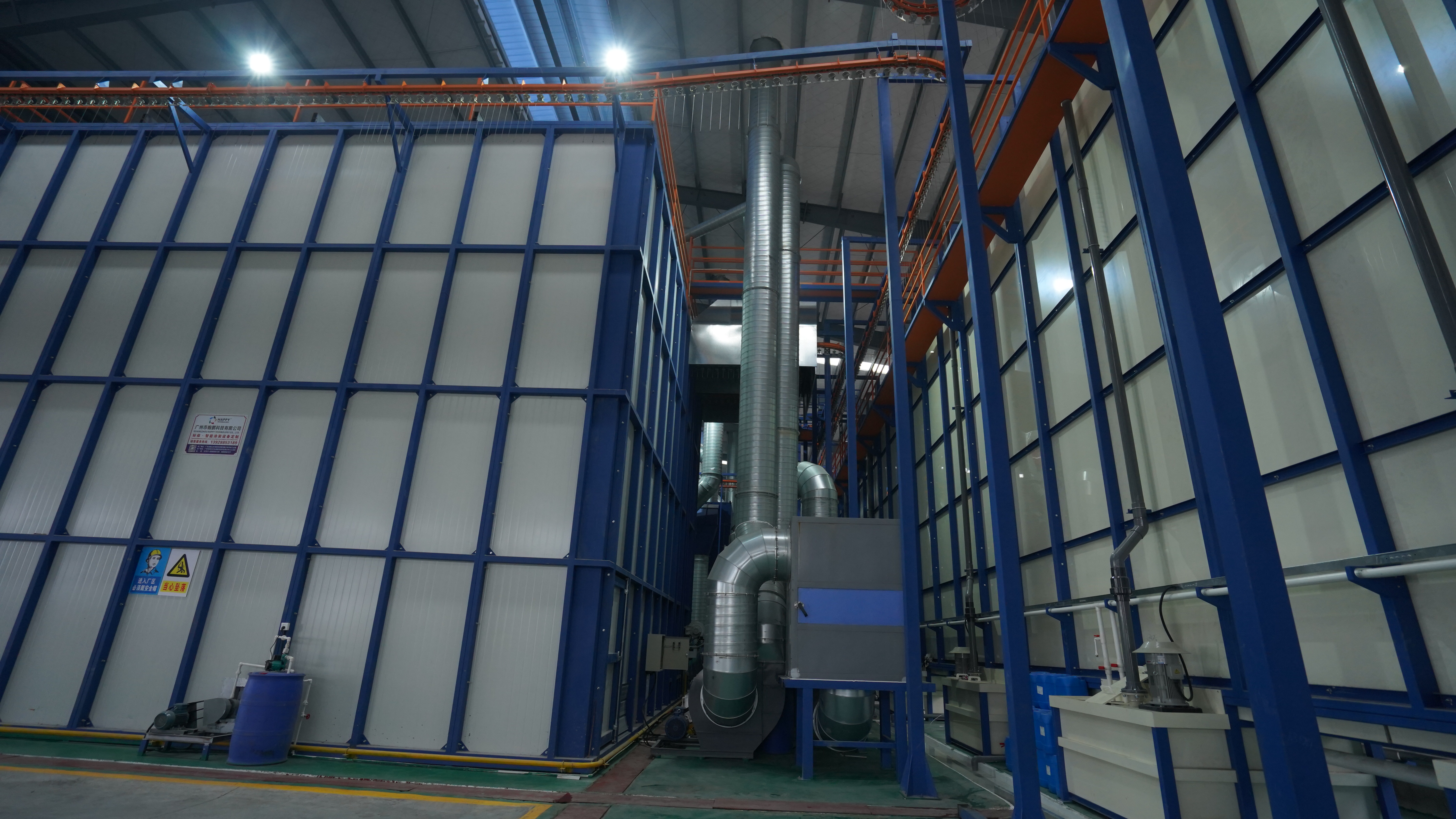 Waste gas system
