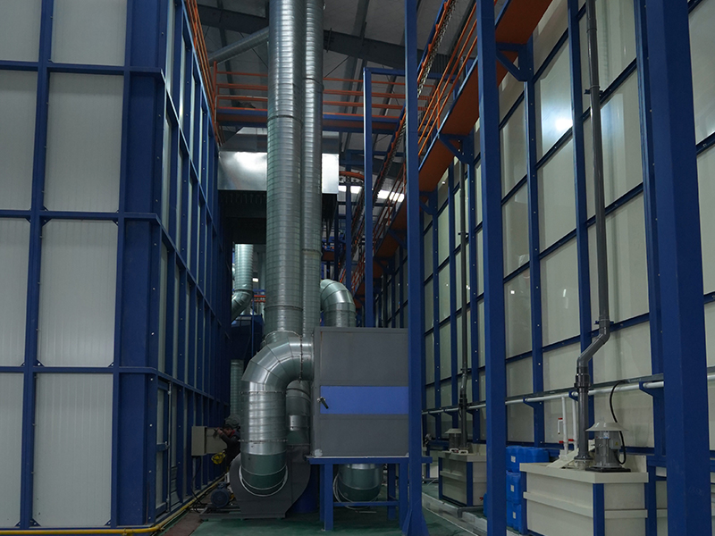 Waste gas system