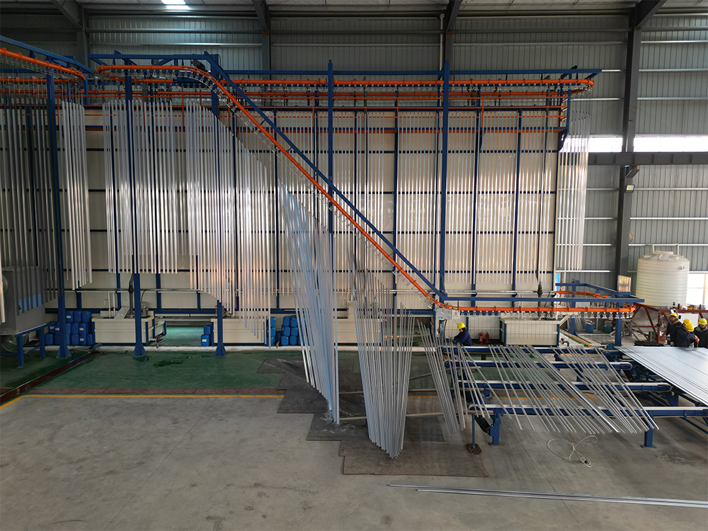 Vertical Powder Coating Line