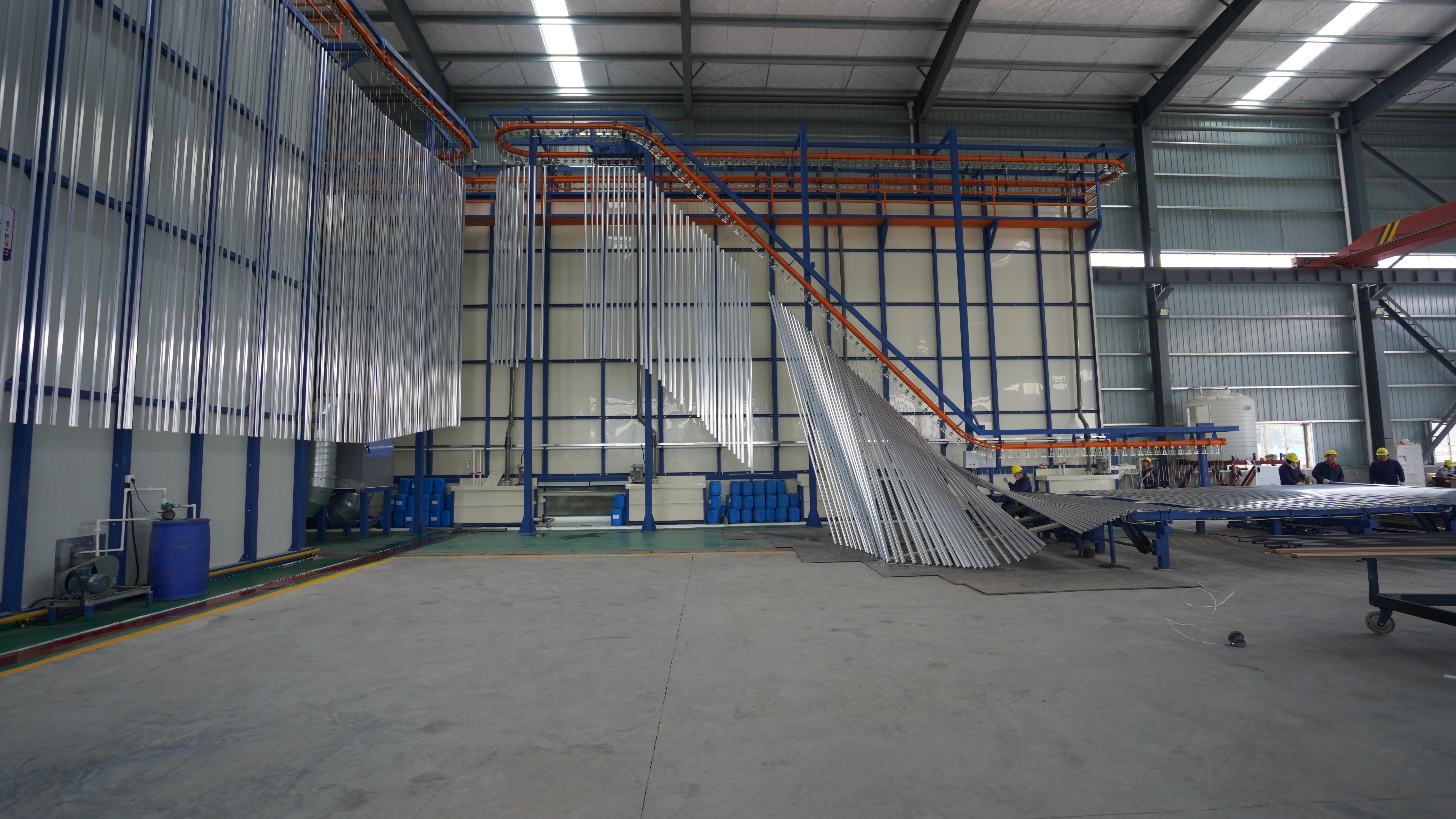 Aluminum Profile Vertical Powder Coating Production Line