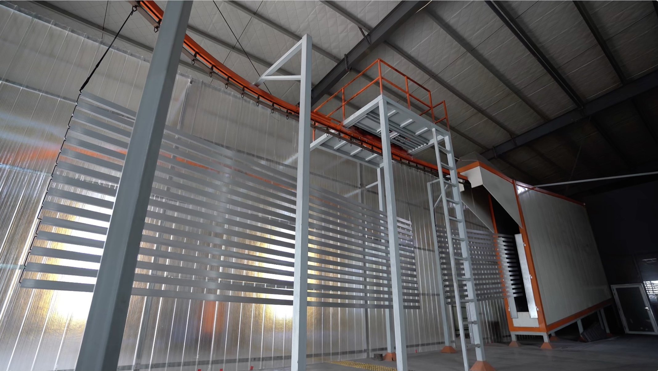 Vertical Spraying Line for Doors and Windows