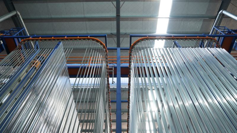 automatic conveyor powder coating system