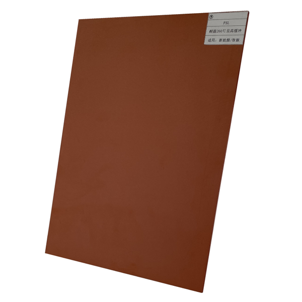 Special laminated cushioning pad for soft hard composite board