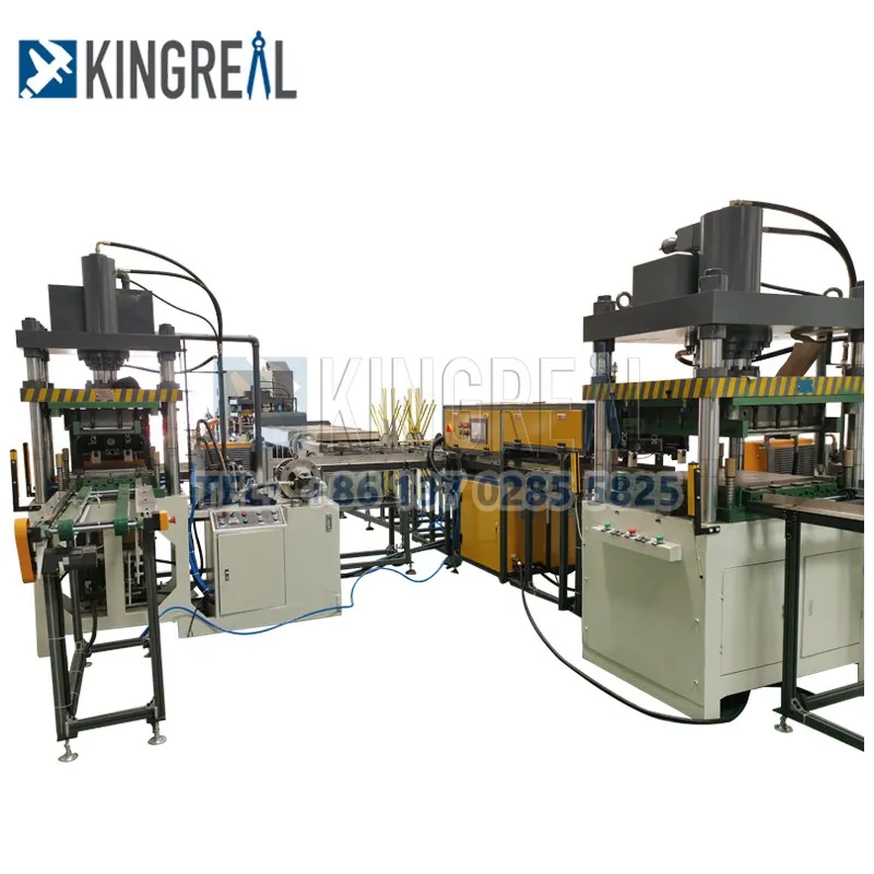 Línea de producción totalmente automática de baldosas metálicas cuadradas de 60 x 60 cm para techo