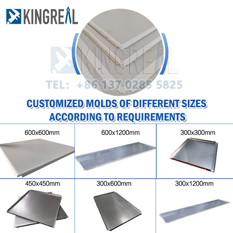 Полностью автоматическая линия по производству квадратных металлических потолочных плиток 60X60CM