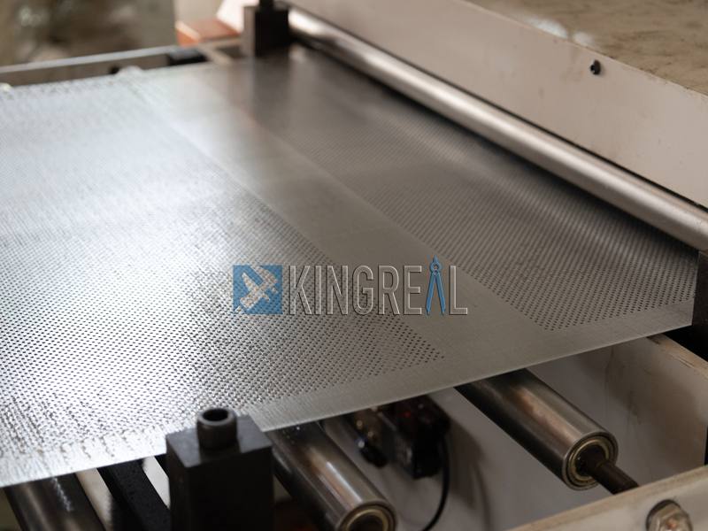 perforated ceiling tile machine