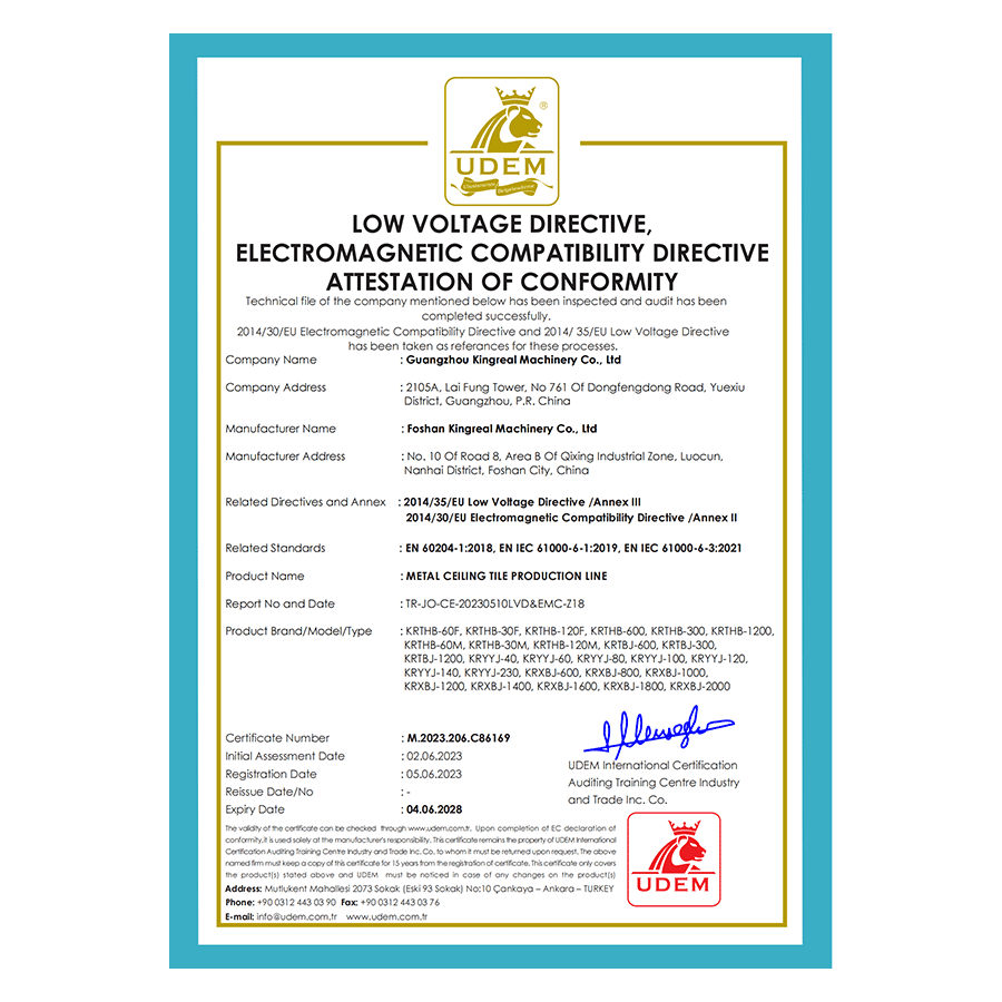 CE certificate