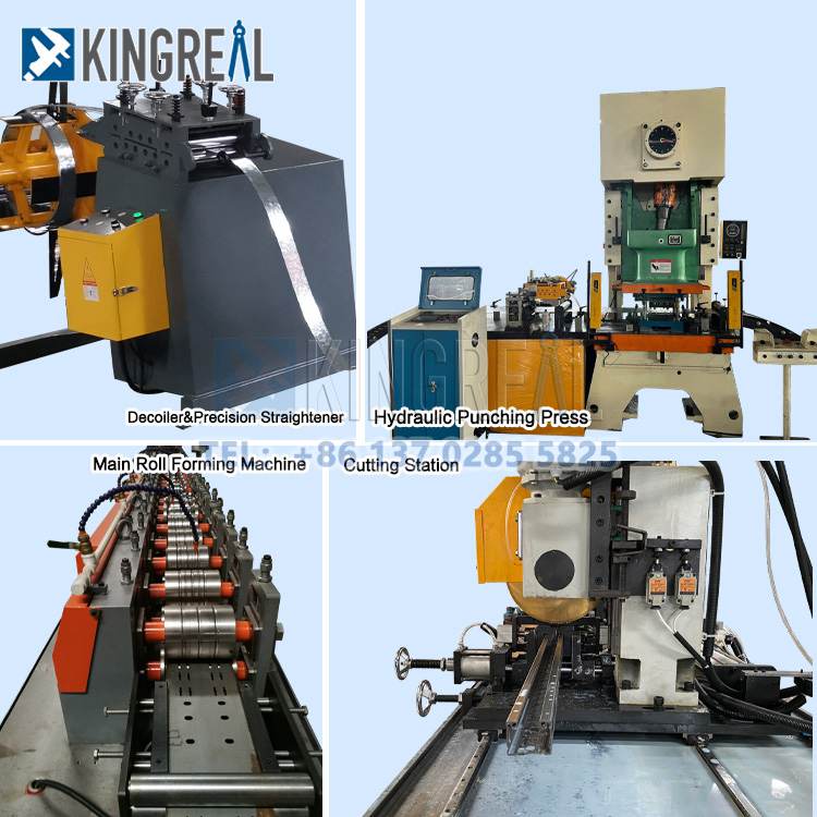 Warehouse Shelf Upright Rack Making Machine