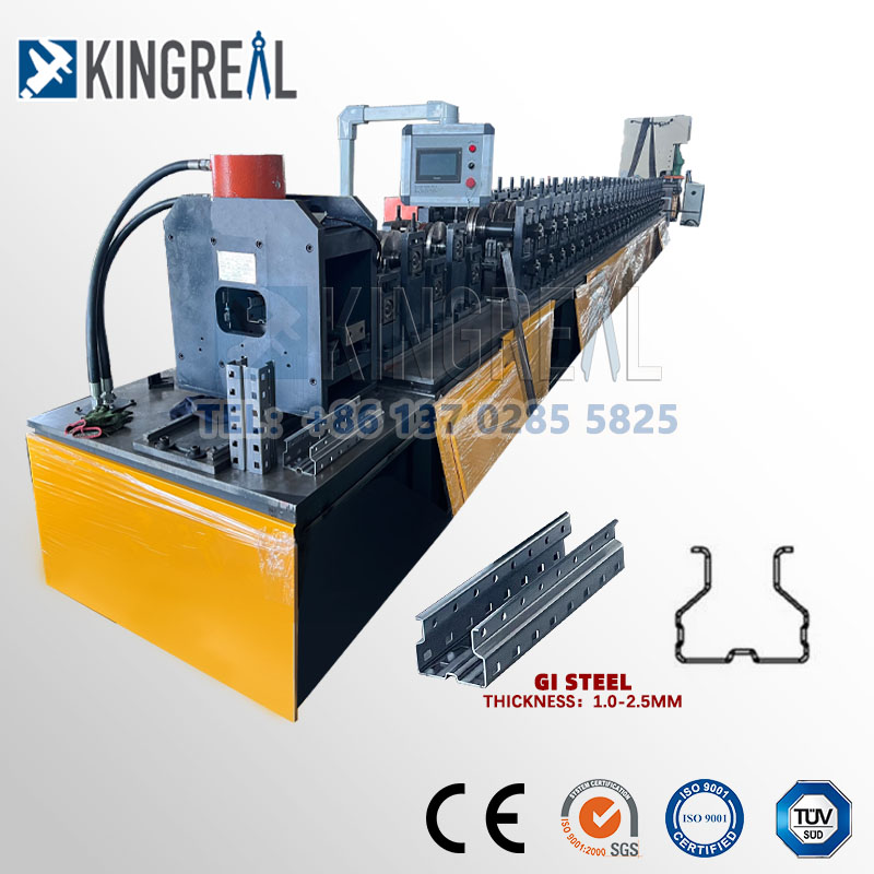 Supply Shelf Column Post Roll Forming Machine Wholesale Factory ...