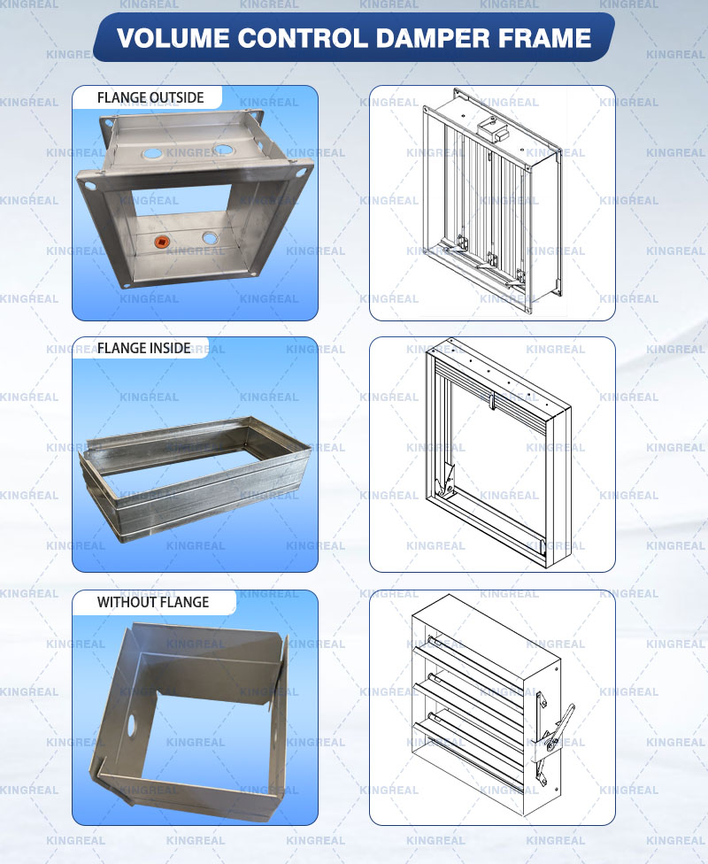 volume control damper machine