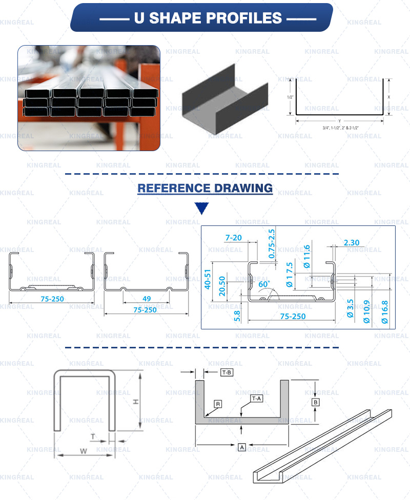 metal u channel machine