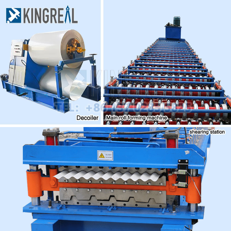Machine de formage de rouleaux double couche