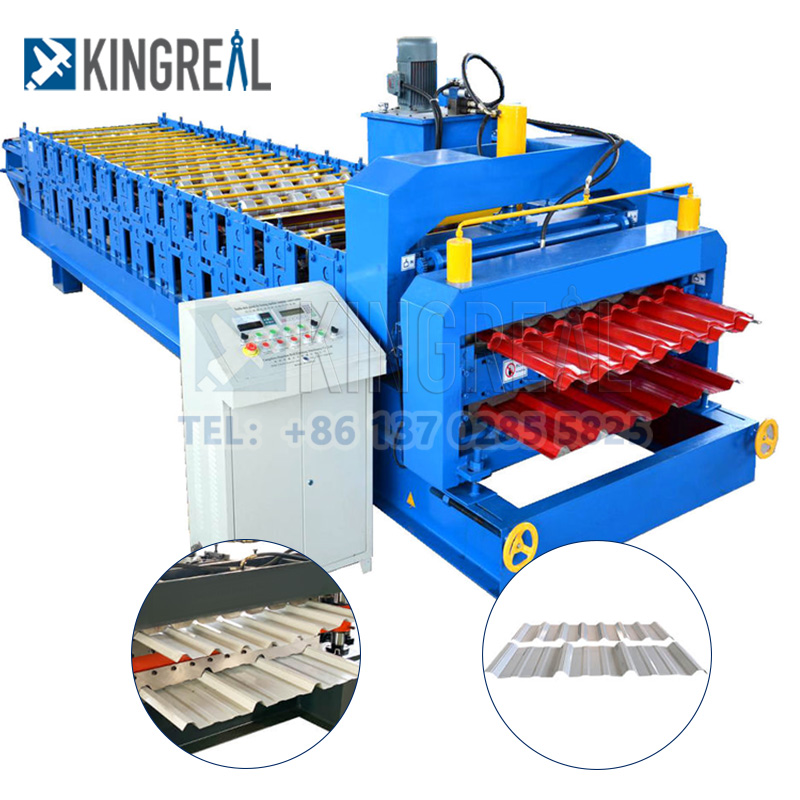 double layer roofing sheet machine