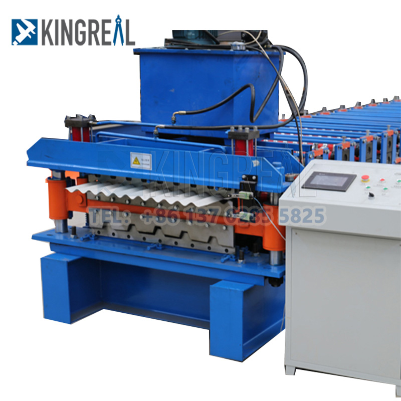 double layer roofing sheet machine