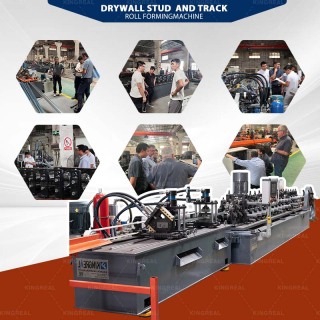 Saudi Arabia Customer Visit - Stud and Track Roll Forming Machine