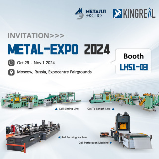 Invitation à l'exposition KINGREAL Russie METAL EXPO