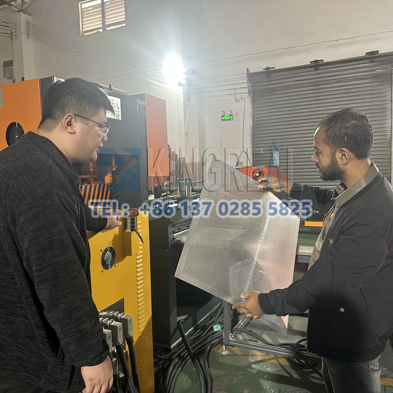 Customer Visit - Metal Perforating Machine