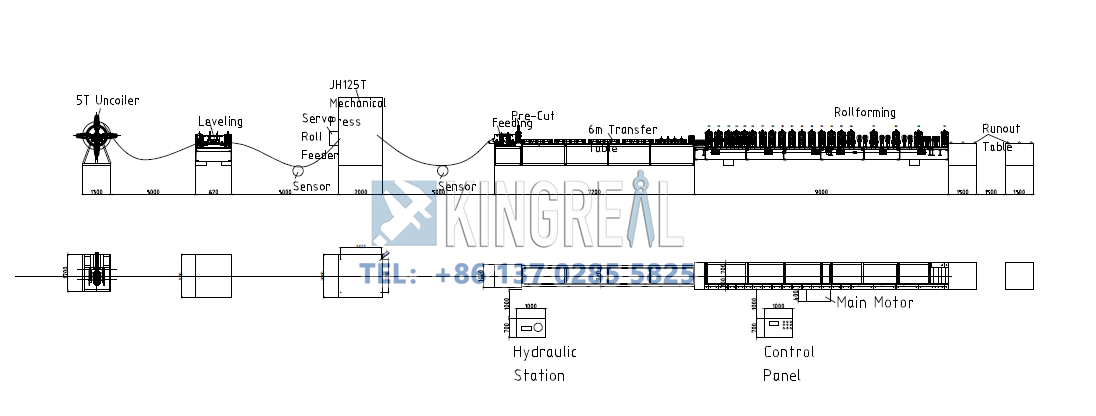 Cable Tray making machine