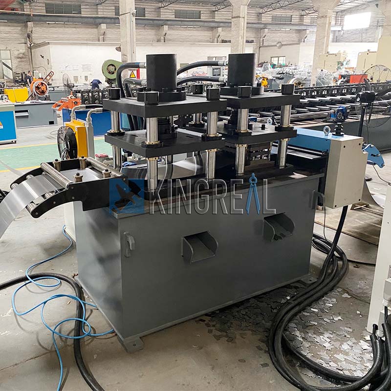 metal shelf panel making machine