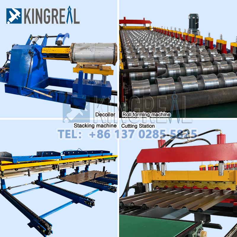 metal roof panel roll forming machine