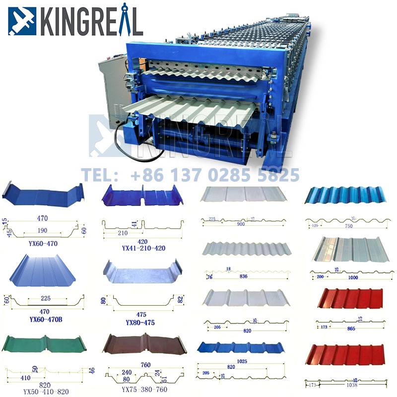 metal roof panel roll forming machine