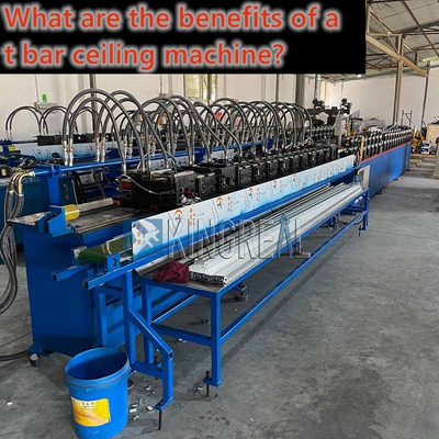 What are the benefits of a t bar ceiling machine?