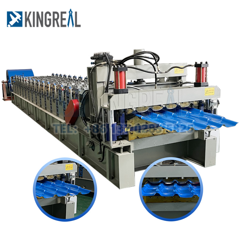 metal roof panel roll forming machine