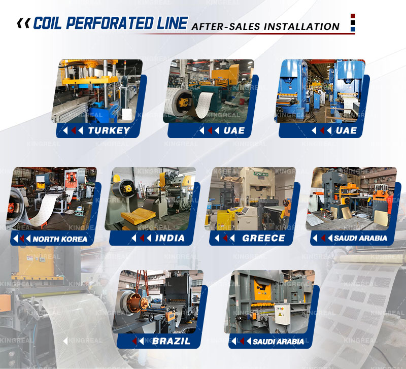 perforated metal production line