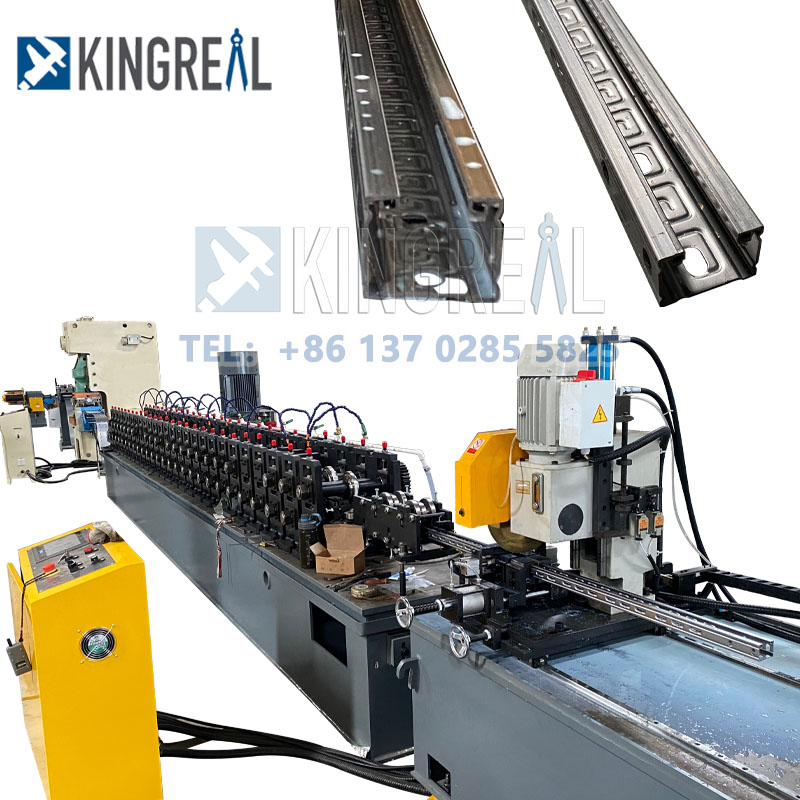 steel storage shelf machine