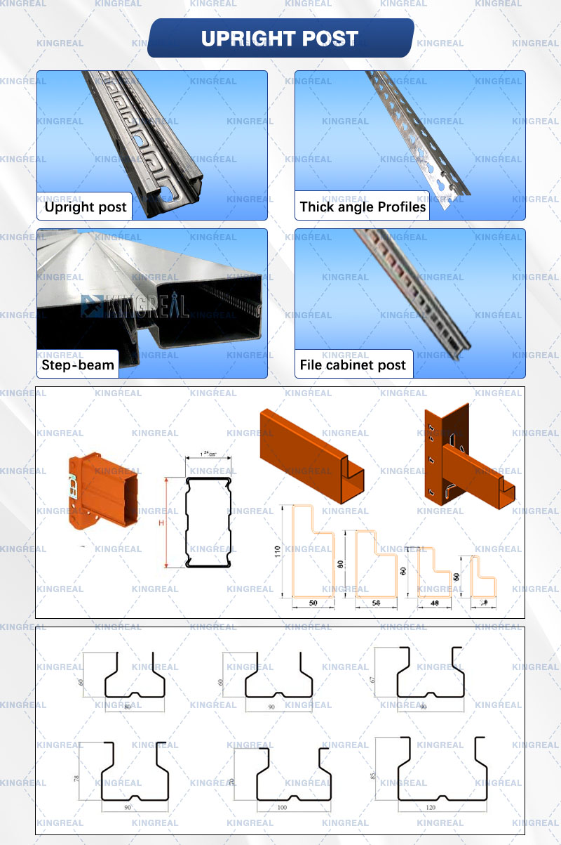 pallet upright rack machine